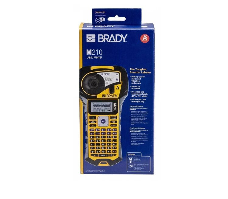BRADY M210-RUS - портативный термотрансферный принтер этикеток с русской клавиатурой